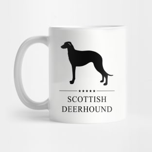 Scottish Deerhound Black Silhouette Mug